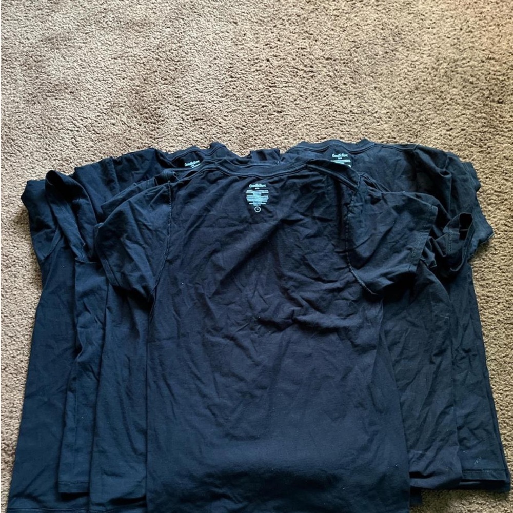Goodfellow & Co Black Short Sleeve Tees